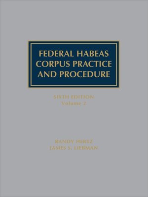 cover image of Federal Habeas Corpus Practice and Procedure